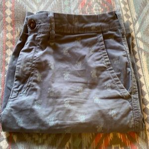 AE Pineapple Khaki Shorts - flex